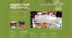 Desktop Screenshot of mainecampweddings.com